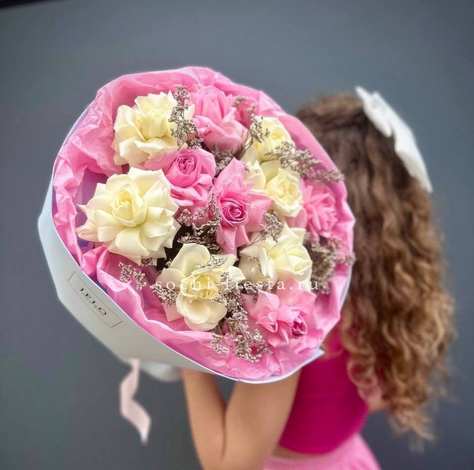 Французские розы — доставка в Новосибирске