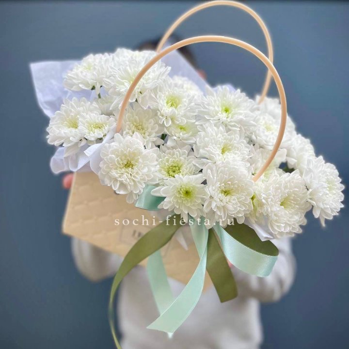 Сумочка с хризантемами в Новосибирске