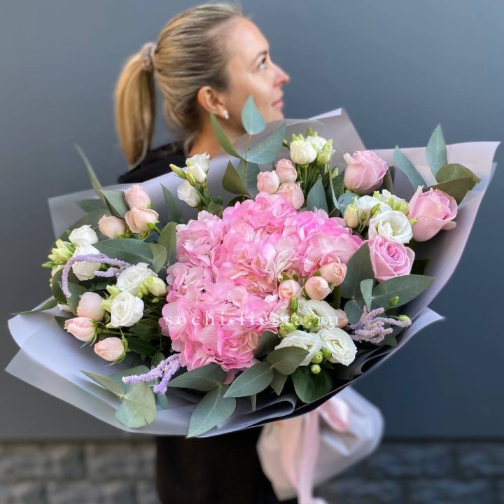 Дизайнерский букет "Кристал" в Новосибирске