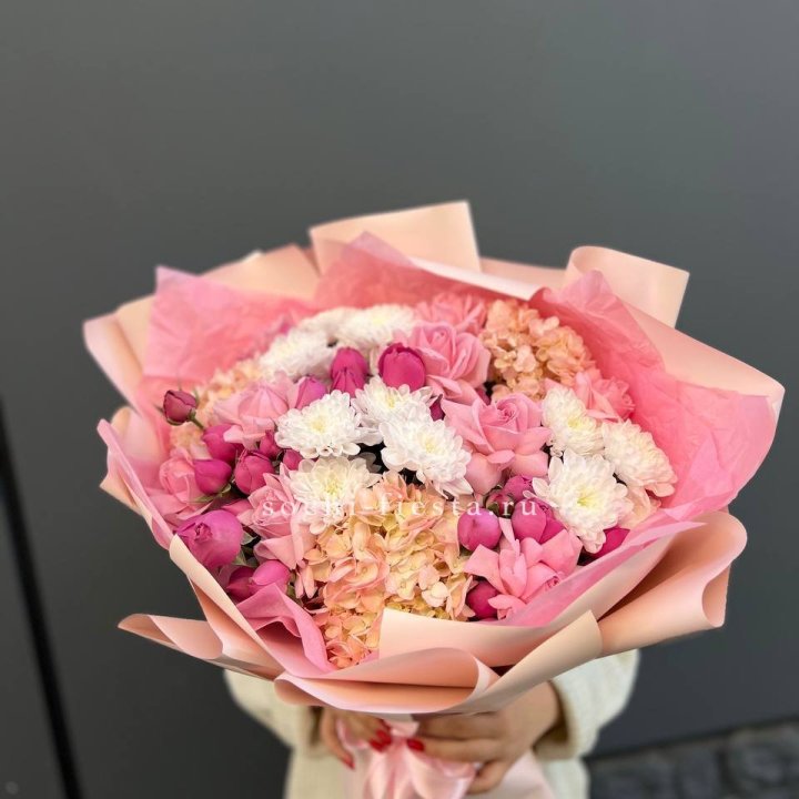 Букет "Нежное послание" в Новосибирске