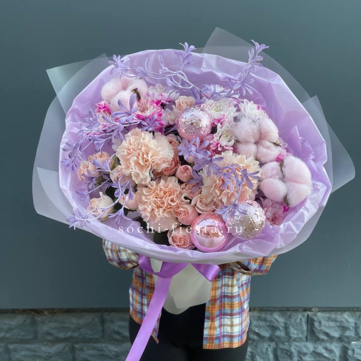 Букет "Лавандовая сказка" в Новосибирске