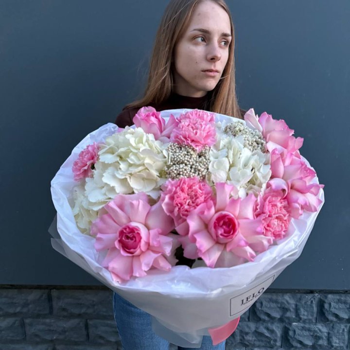 Букет "Нежное сияние" в Новосибирске