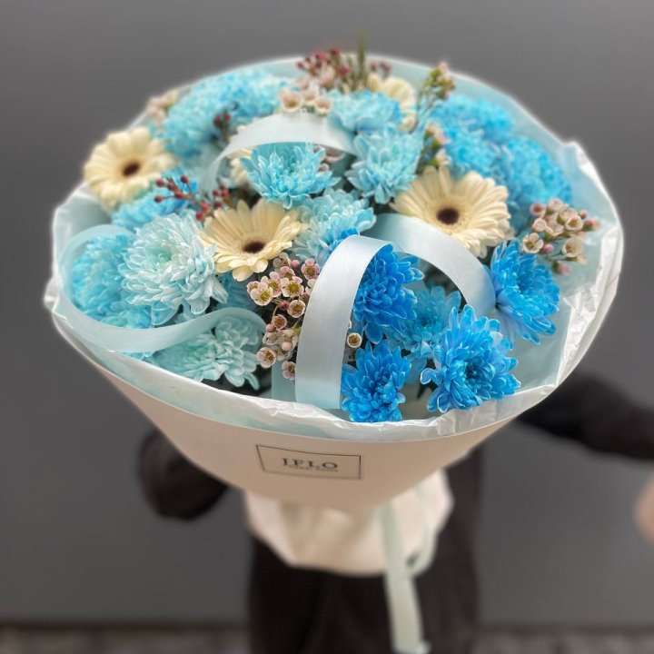 Букет "Голубые дали" с доставкой в Новосибирске