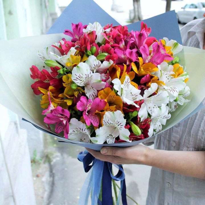 Микс альстромерий в Новосибирске