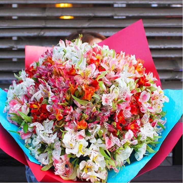 101 альстромерия в Новосибирске