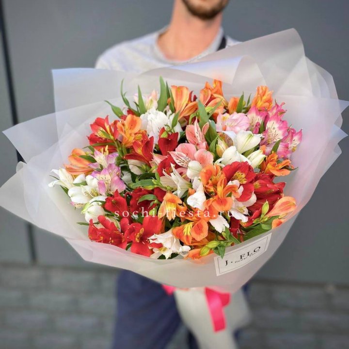 Микс альстромерий №5 в Новосибирске