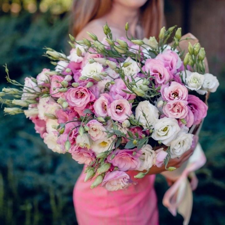 Букет эустом №1  в Новосибирске