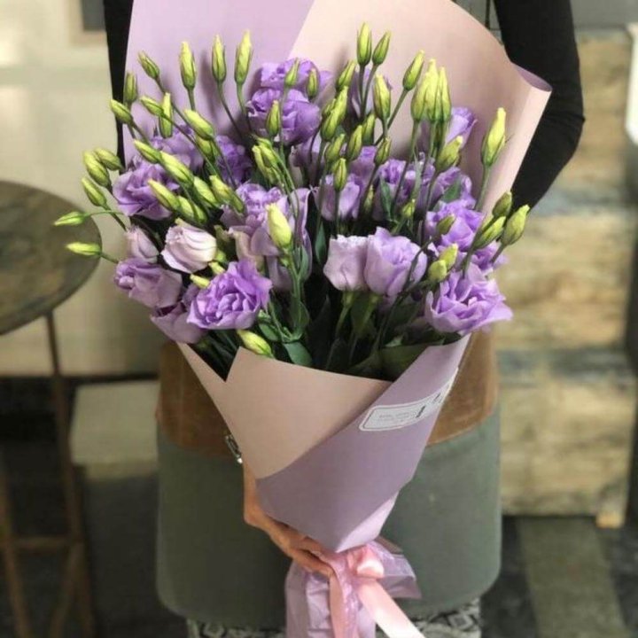 Букет эустом "Лило" в Новосибирске