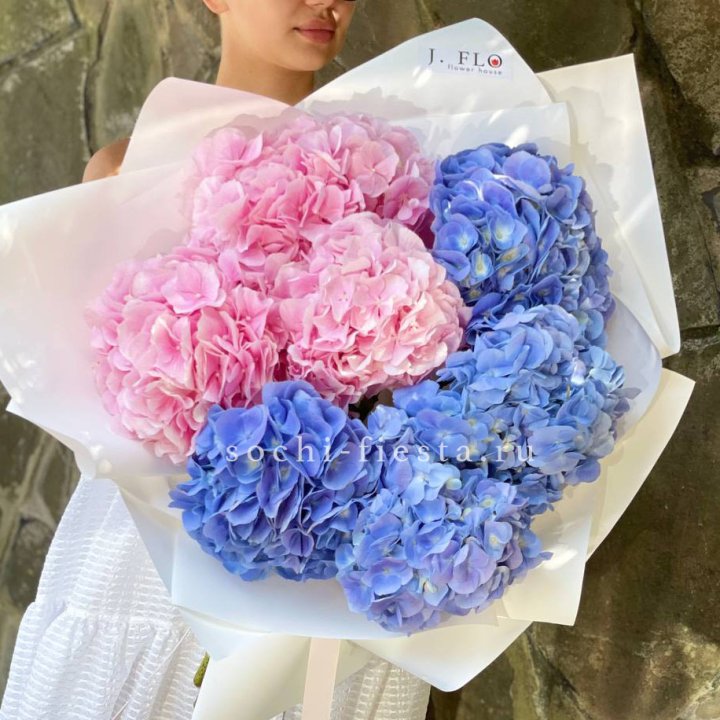 Букет гортензий №1 в Новосибирске