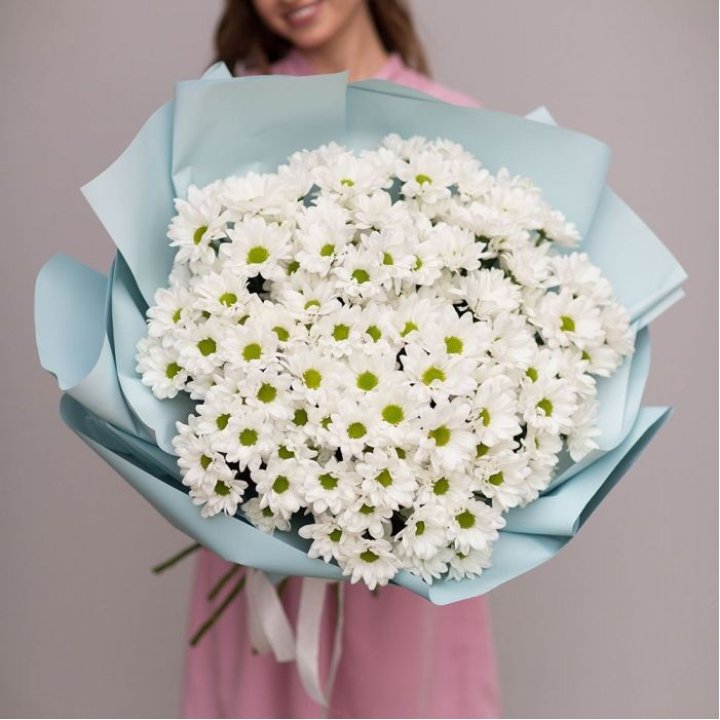  Букет хризантем "Бон-бон" в Новосибирске