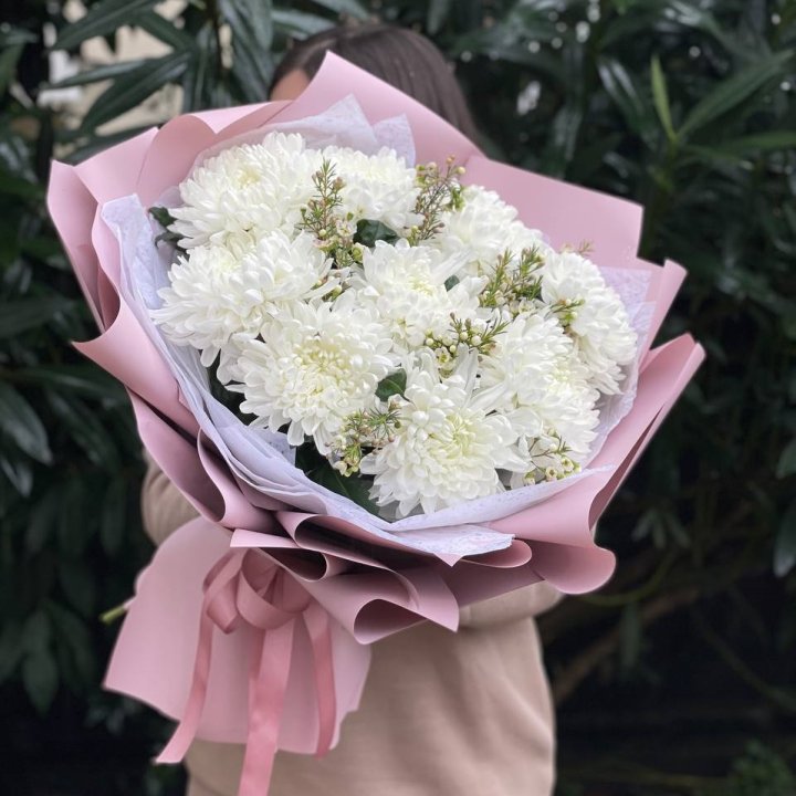 Букет хризантем №1 в Новосибирске