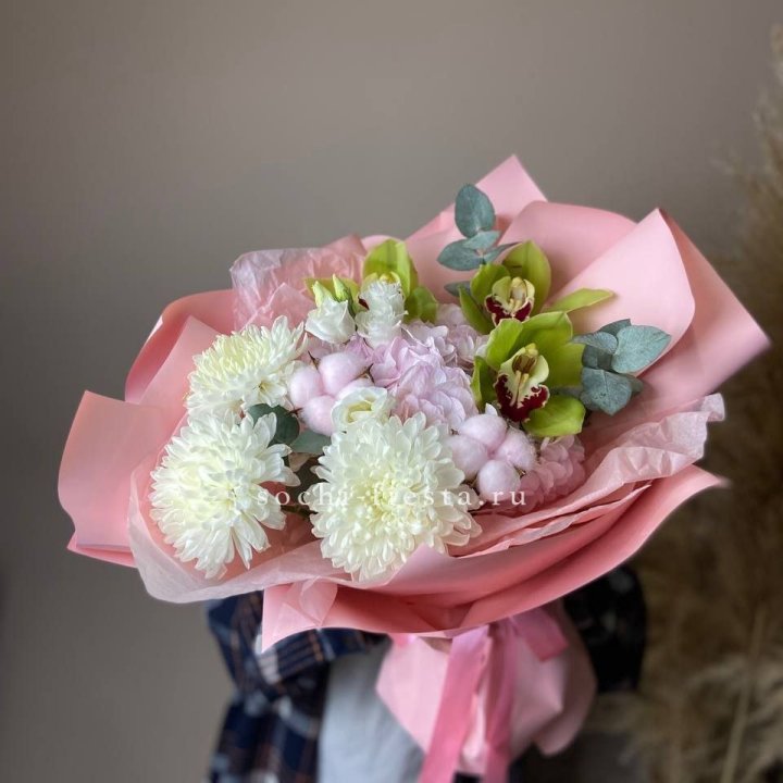  Букет с орхидеями "Вита" в Новосибирске