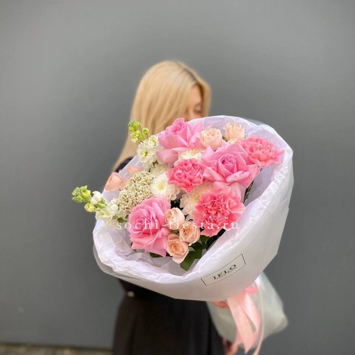 Букет "Нежный поцелуй" в Новосибирске