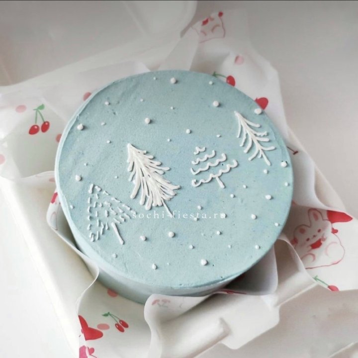 Бенто-торт "Елки" в Новосибирске