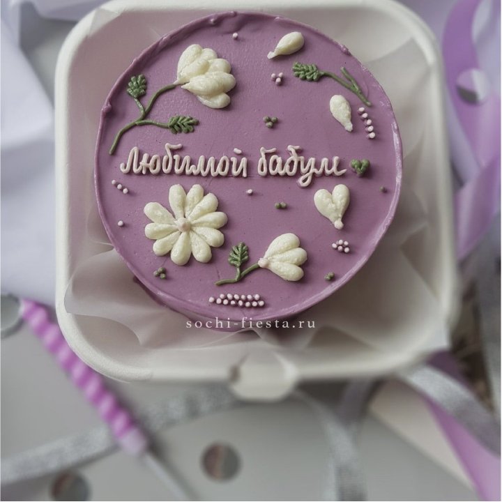 Бенто-торт "Любимой бабуле" в Новосибирске