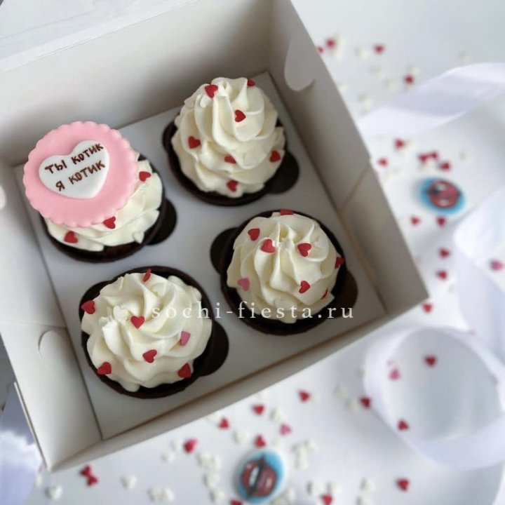 Набор капкейков "Для тебя" в Новосибирске