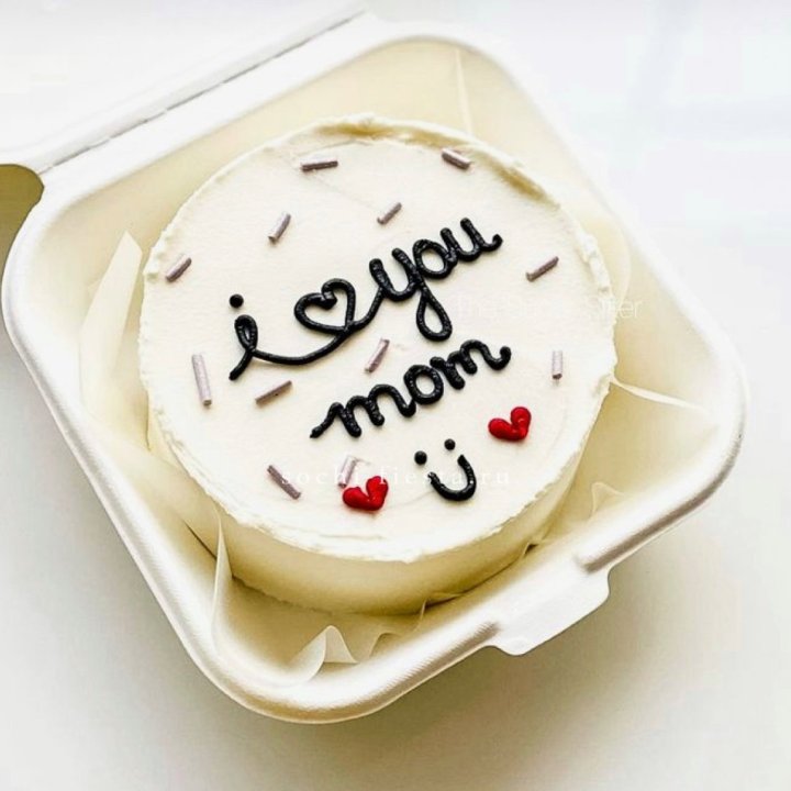 Бенто-торт "Мамочка, я люблю тебя!" в Новосибирске