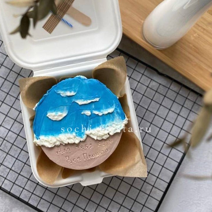 Бенто-торт "Для тебя это небо" в Новосибирске