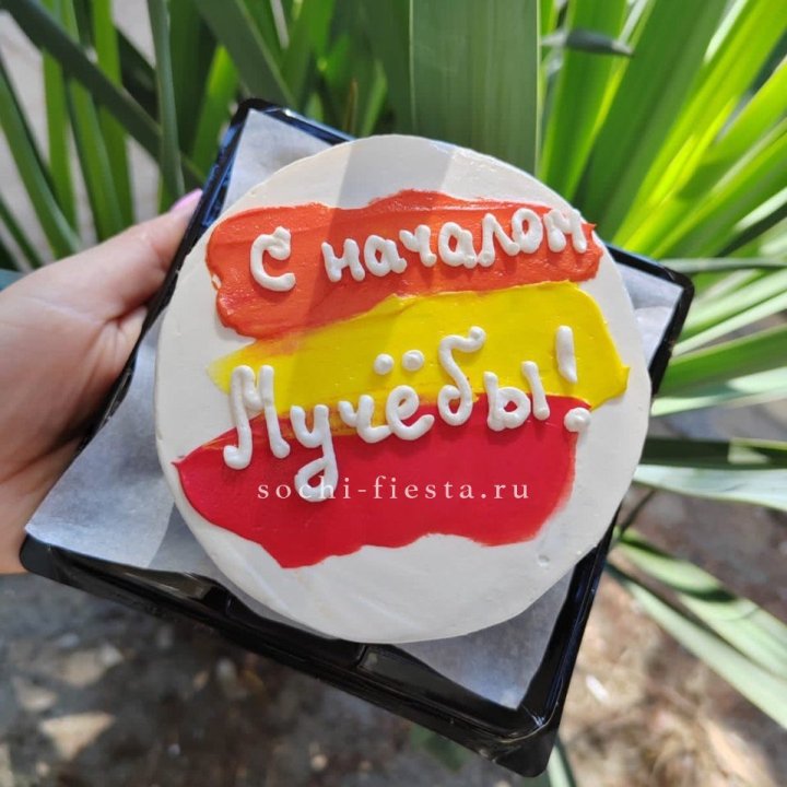 Бенто-торт "С началом учёбы"" в Новосибирске