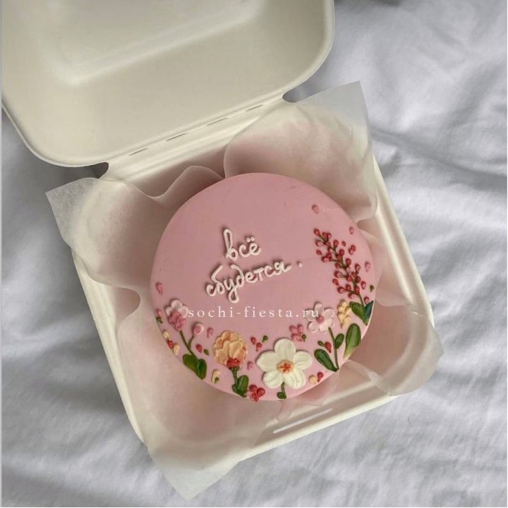 Бенто-торт "Все сбудется"  в Новосибирске