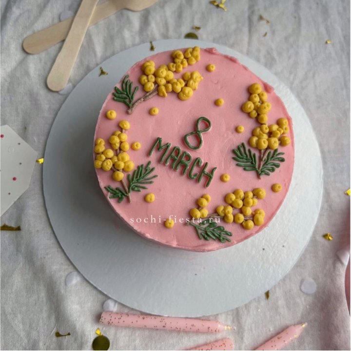 Бенто-торт "8 марта"  в Новосибирске