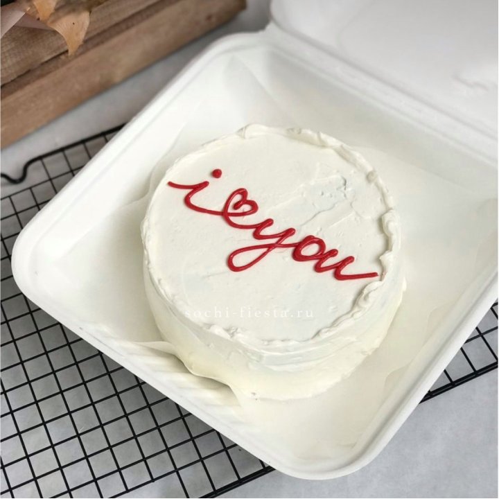 Бенто-торт "Немногословно"  в Новосибирске