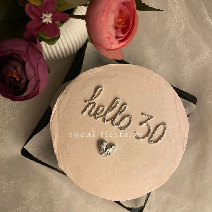 Бенто-торт "Привет" в Новосибирске