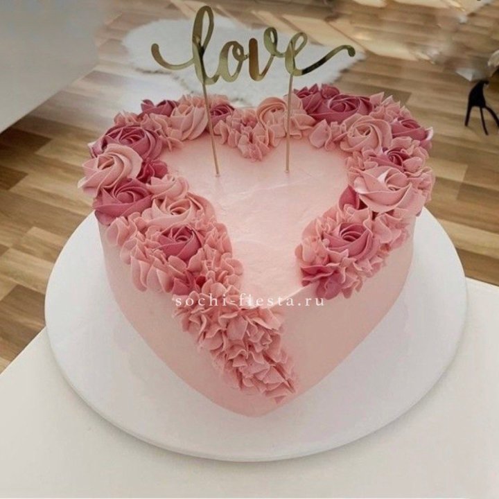 Торт "Сердце" 10 в Новосибирске