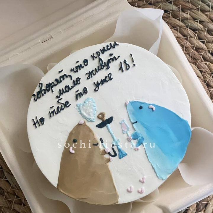 Бенто-торт "Крысы"  в Новосибирске