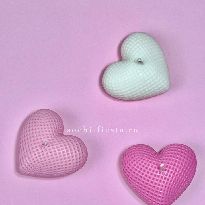 Набор свеч сердец в Новосибирске