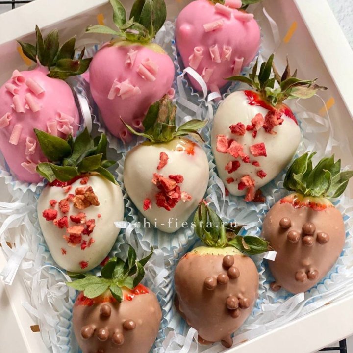 Клубника в шоколаде 9 ягод в Новосибирске