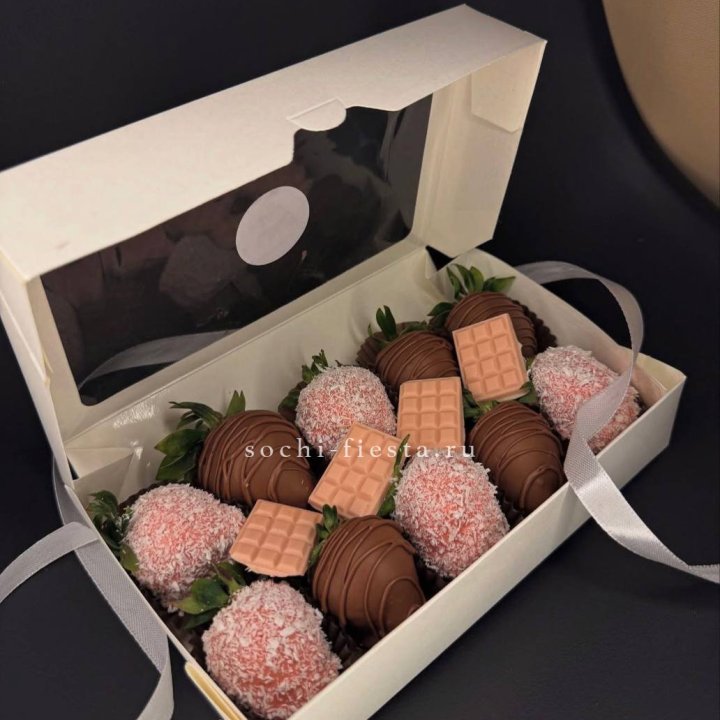 Клубника в шоколаде 10 ягод №2 в Новосибирске