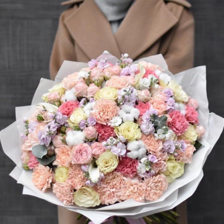 Макси-букет "Ванила" в Новосибирске