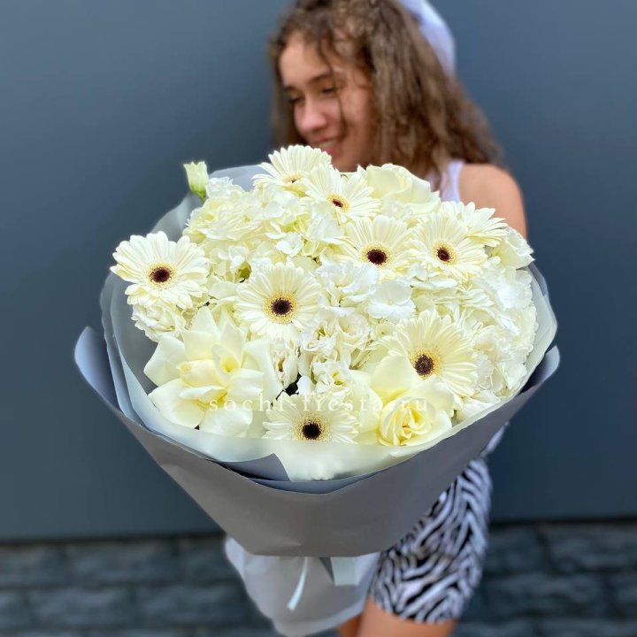  Букет "Вайт люксур" в Новосибирске