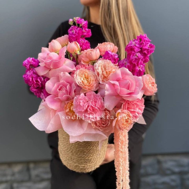 Джутовое кашпо "Климсон" в Новосибирске