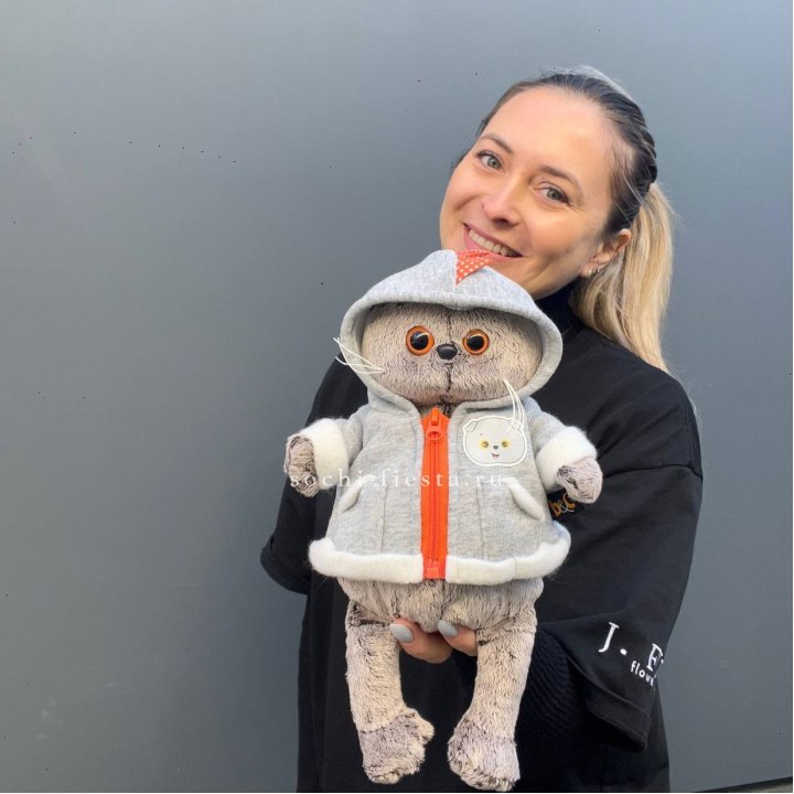 Кот Басик в толстовке в Новосибирске