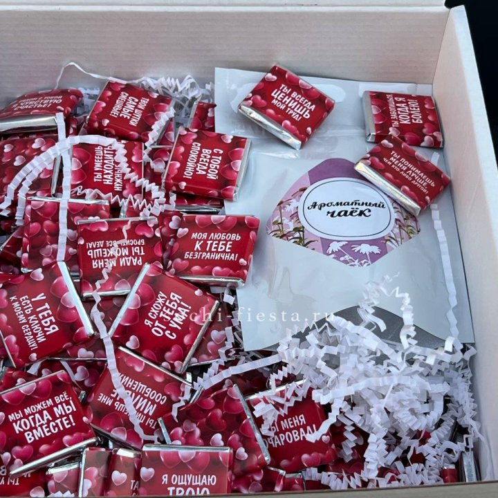 Набор Шоколад и Чай "101 причина любви" в Новосибирске