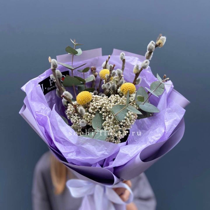Букет с Вербой №1 в Новосибирске