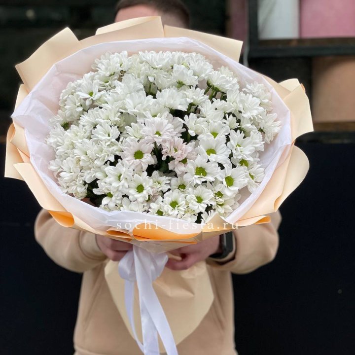  Букет хризантем в Новосибирске