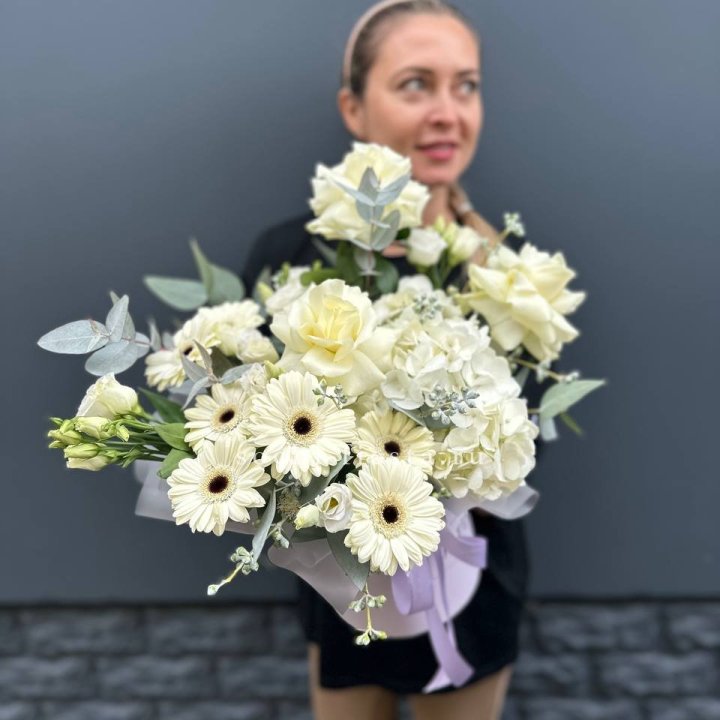 Цветочный бокс "Лавандовый сон" в Новосибирске