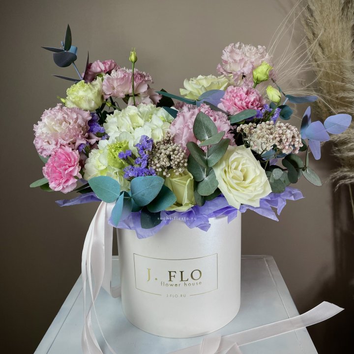 Цветочная коробка "Ода" в Новосибирске