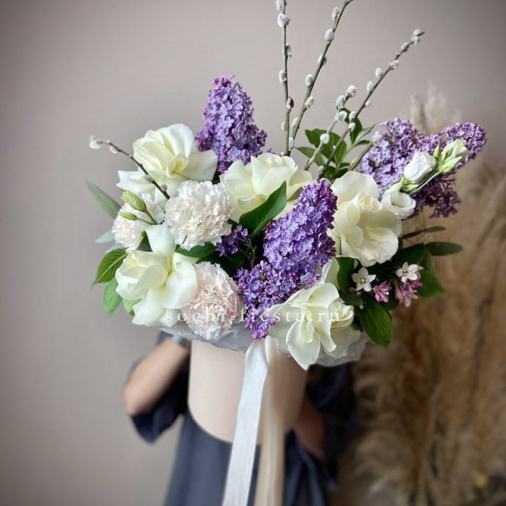 Цветочный бокс "Воскресенье" в Новосибирске