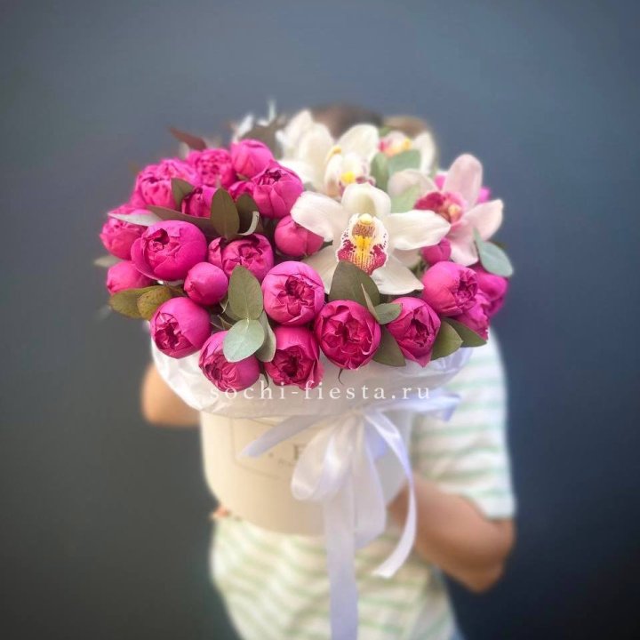 Бокс дуо мисти и орхидеи в Новосибирске