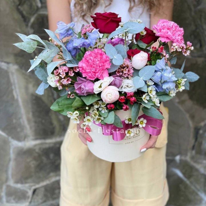 Цветочный бокс №4 в Новосибирске