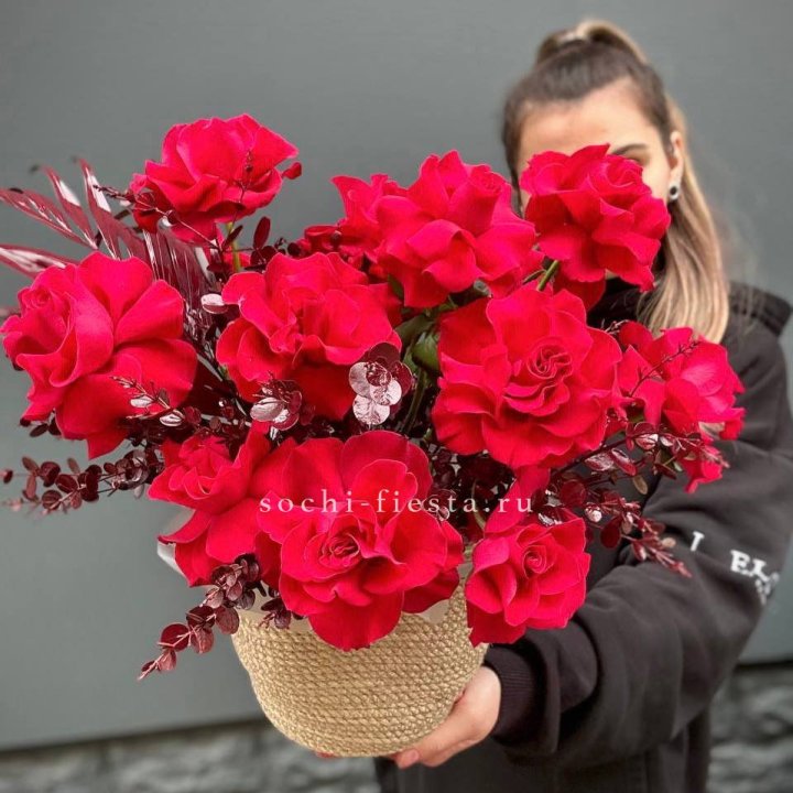 Джутовое кашпо "Трамонто" в Новосибирске