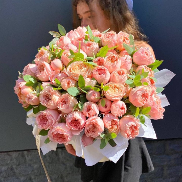 Коробка с цветами "Сиена" в Новосибирске