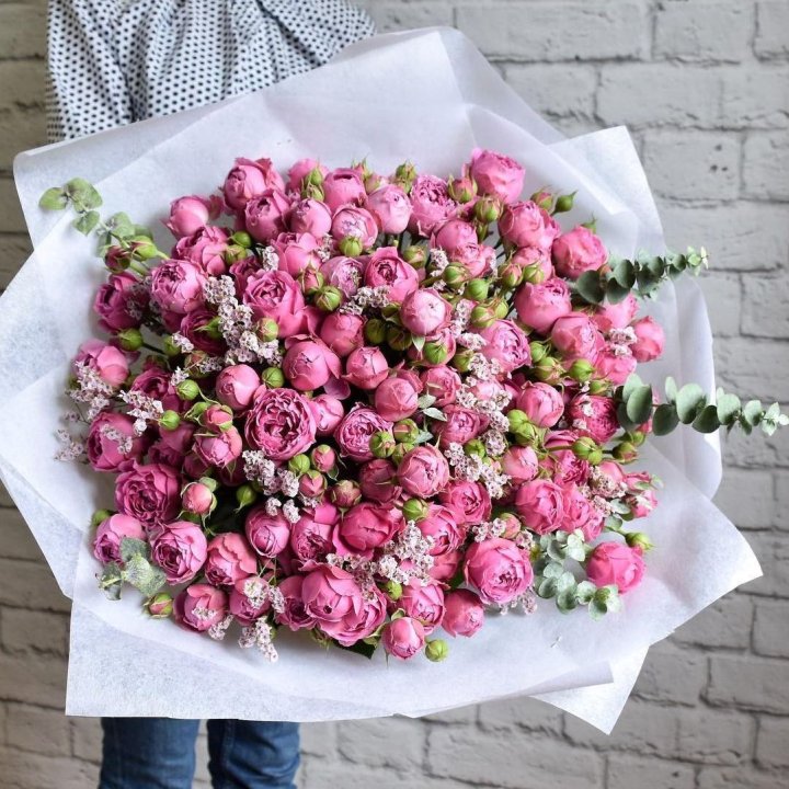 51 кустовая роза в Новосибирске