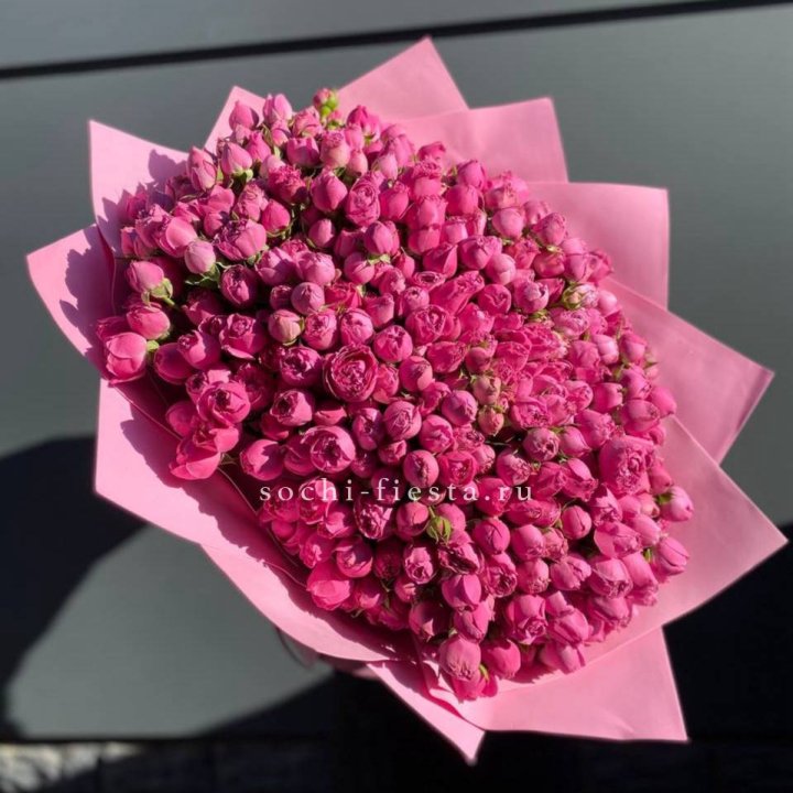 151 кустовая роза в Новосибирске