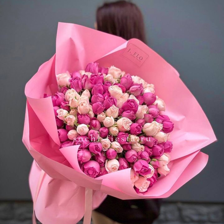 51 кустовая роза  в Новосибирске