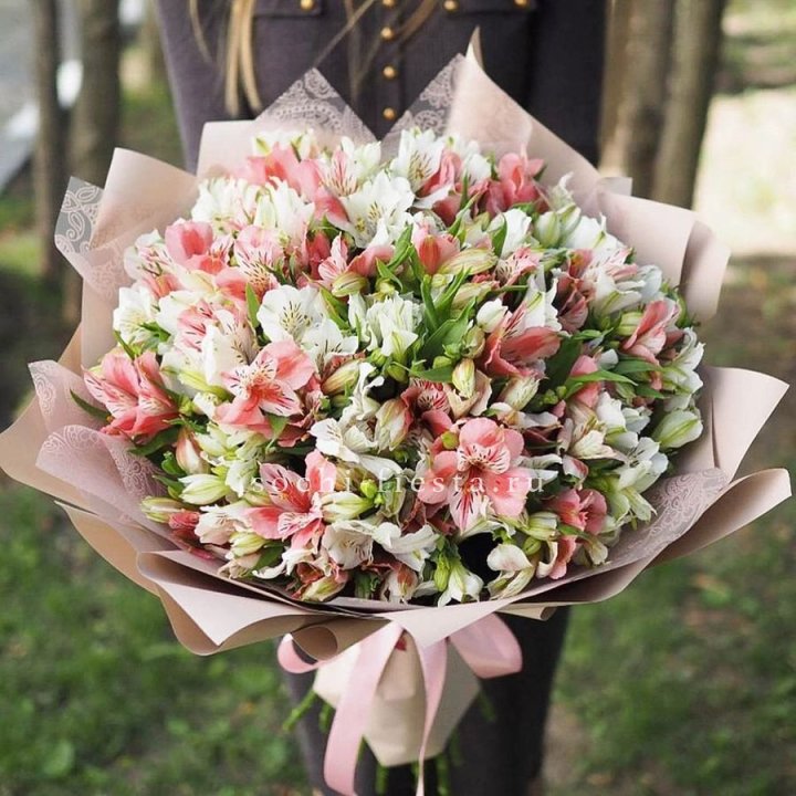 Букет альстромерий "ВАУ" в Новосибирске